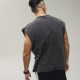 Summer sports T-shirt breathable loose cotton elastic fitness vest men's casual fitness clothes sleeveless Summer sports T-shirt breathable loose cotton elastic fitness vest men's casual fitness clothes sleeveless