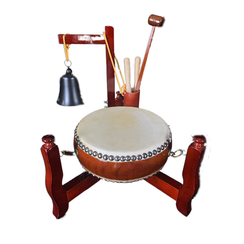 扁鼓台湾鼓毛三脚鼓架佛道教法会鼓寺庙寺院排鼓