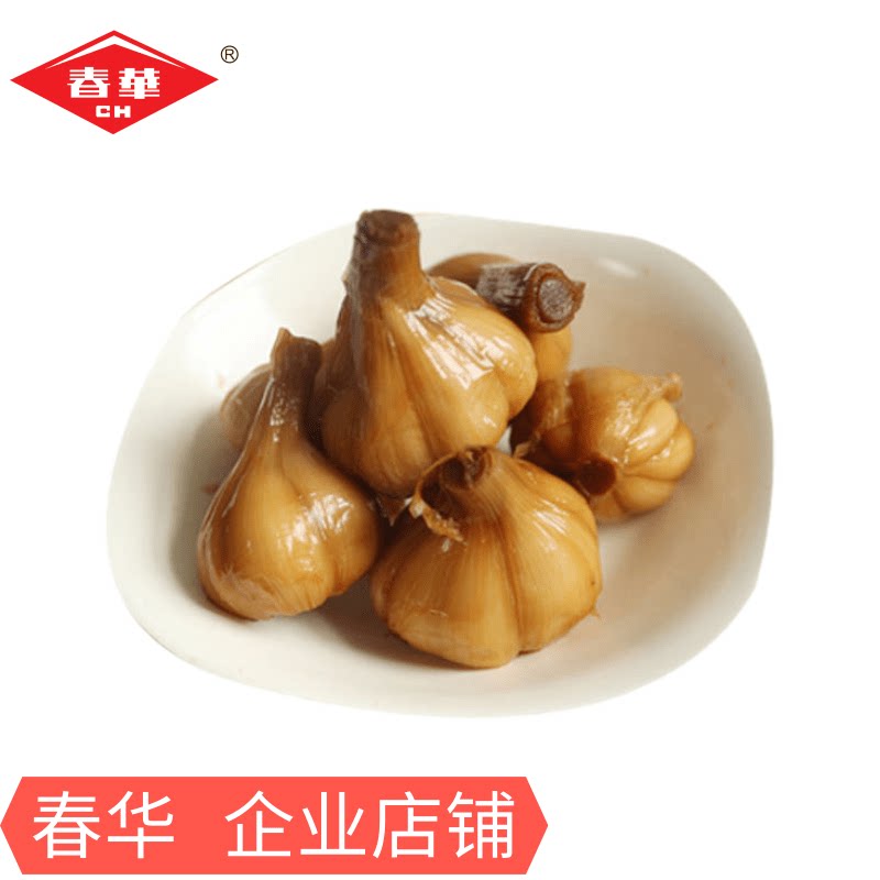糖醋春华金蒜500克酸甜大蒜蒜头泡酱下酒菜如皋酱菜