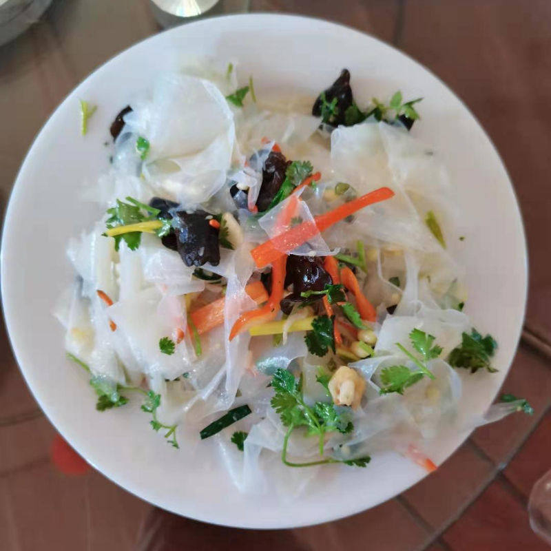 粉皮绿豆超薄汝州凉皮手工干粉粉丝丝纯红薯其它干货