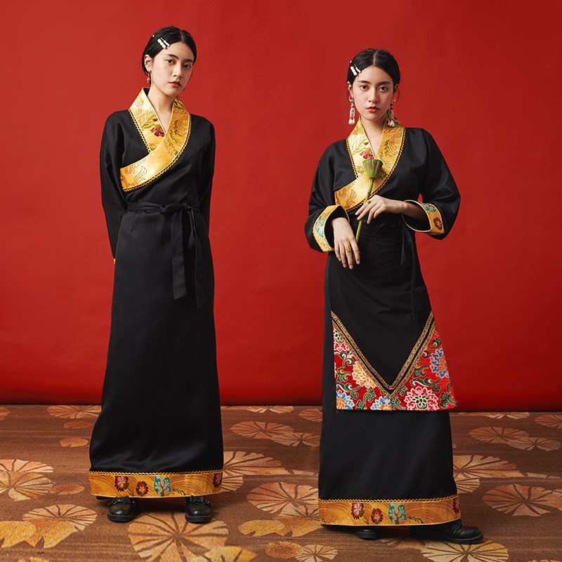 藏族围裙邦典藏式西藏拉萨服饰传统饰品舞蹈腰间民族服装