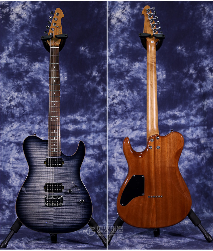 2021新款日本keiprokt200吉他虎纹bks火山灰黑色吉他电吉他