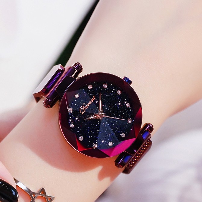 landu兰度3号星空手表女士时尚潮流水网国产腕表