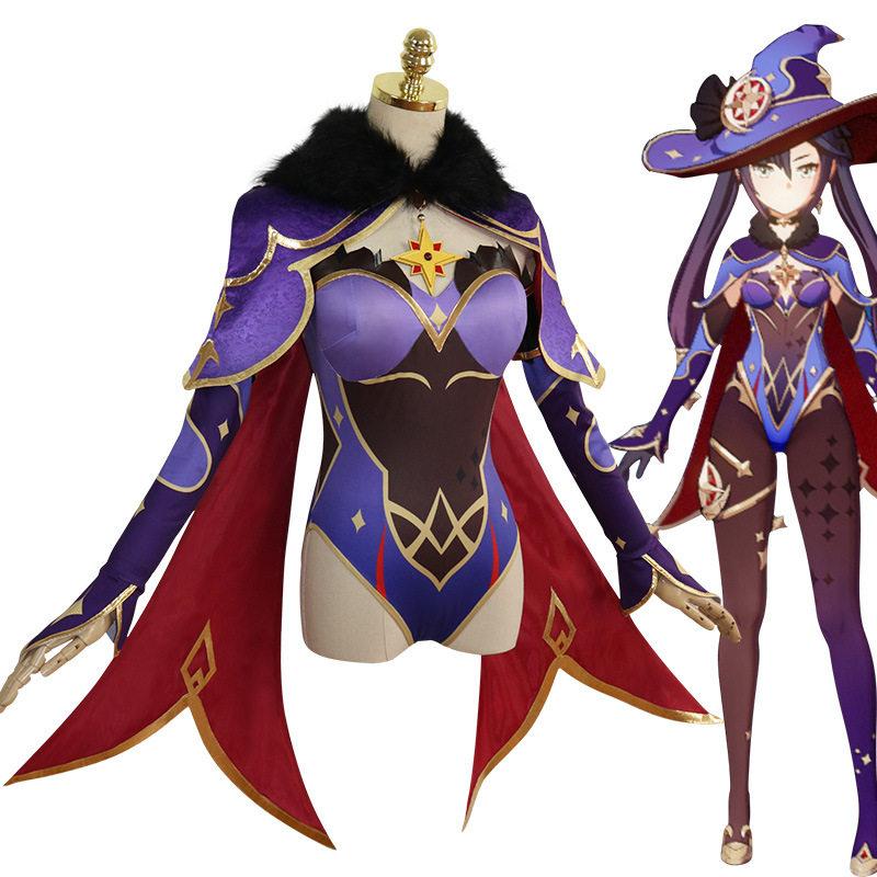 原神服星天水镜莫娜游戏套装少女paly动漫服装cosplay女装