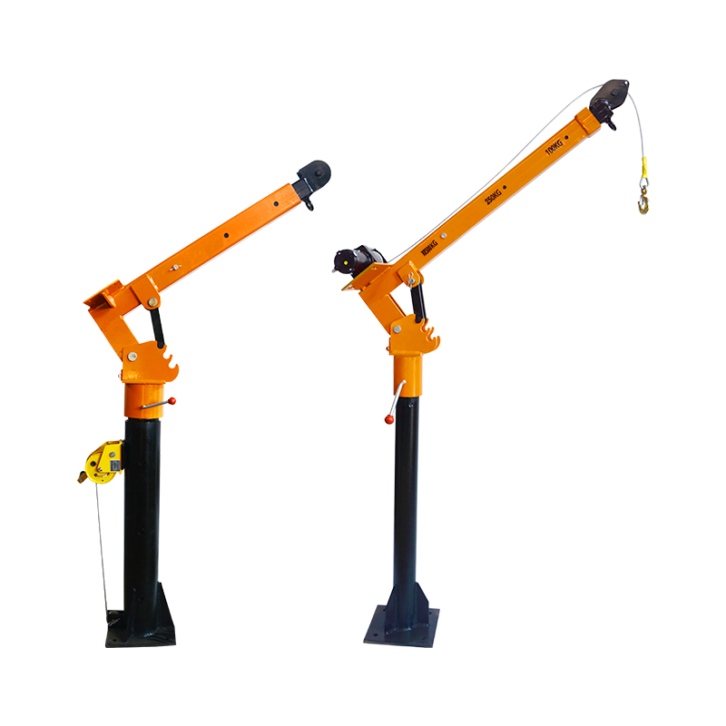 新款小型小型车车载吊机货车随车12v悬臂24v其他起重工具