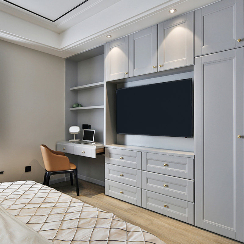 衣柜金银鸟银鸟家具欧式定制简欧开门实木柜子定制走入式衣柜