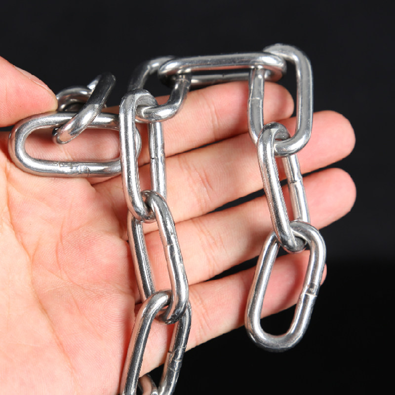 不锈钢链条晾衣无缝长环工业铁锁锁链输送链传动传动链