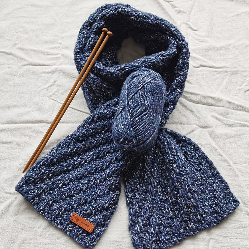 围巾毛线手工diy编织粗线围脖柔软教程女自毛线