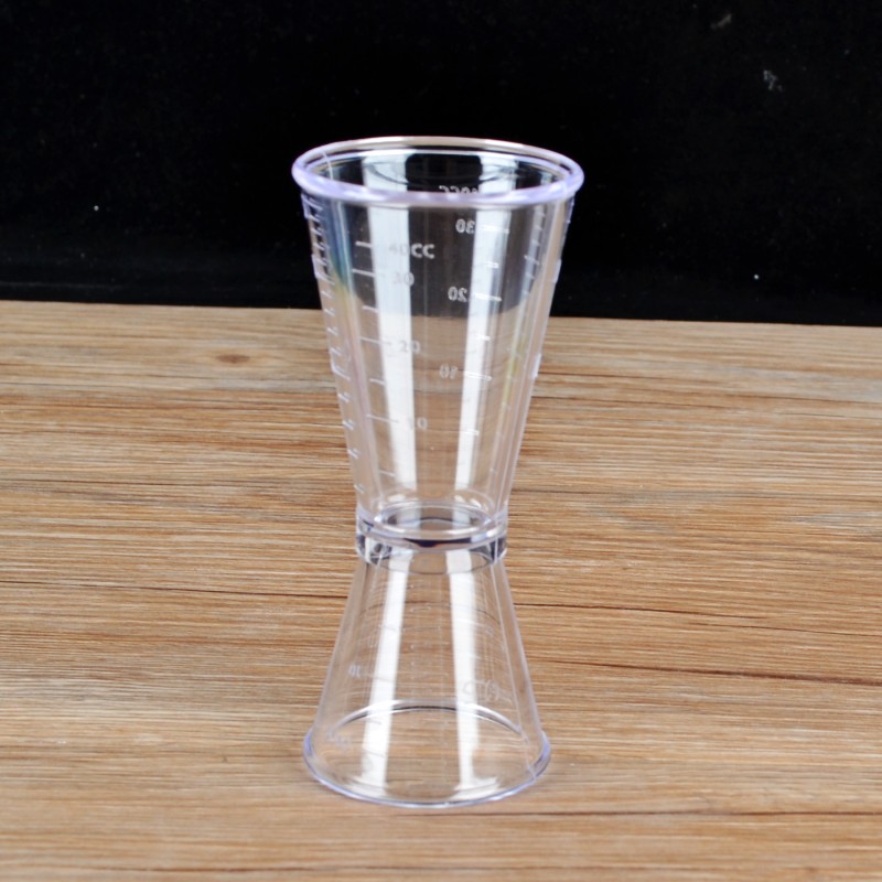 奶茶20cc毫升刻度oz酒杯量杯茶店双头盎司杯子