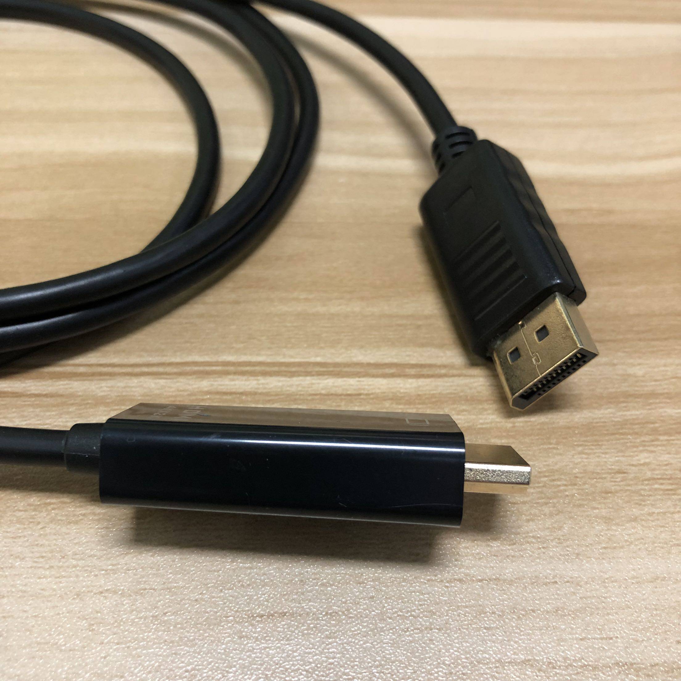 dp转hdmi 4k高清转接线电脑显卡dp接口转hdmi2k视频转换线