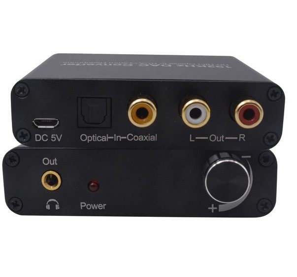 模拟数字光纤spdif同轴coaxial音频解码器杜比射频器
