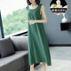 Extra-long mulberry silk sling sleeveless dress over-the-knee loose oversized vest skirt with silk bottoming skirt Extra-long mulberry silk sling sleeveless dress over-the-knee loose oversized vest skirt with silk bottoming skirt