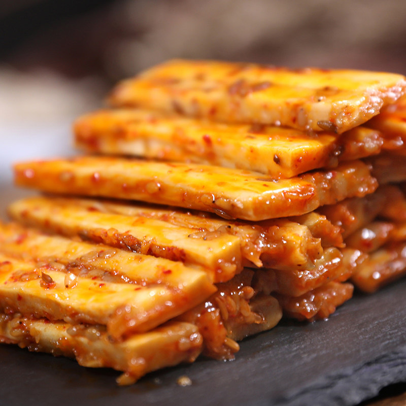 众合牛板筋 牛班长牛板筋30g甜辣香辣味办公室休闲零食品20袋包邮