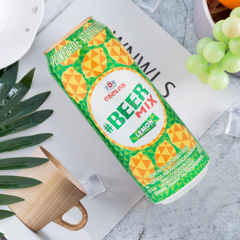 啤酒奥伯龙低醇乌克兰进口精酿树莓柠檬果味500ml啤酒