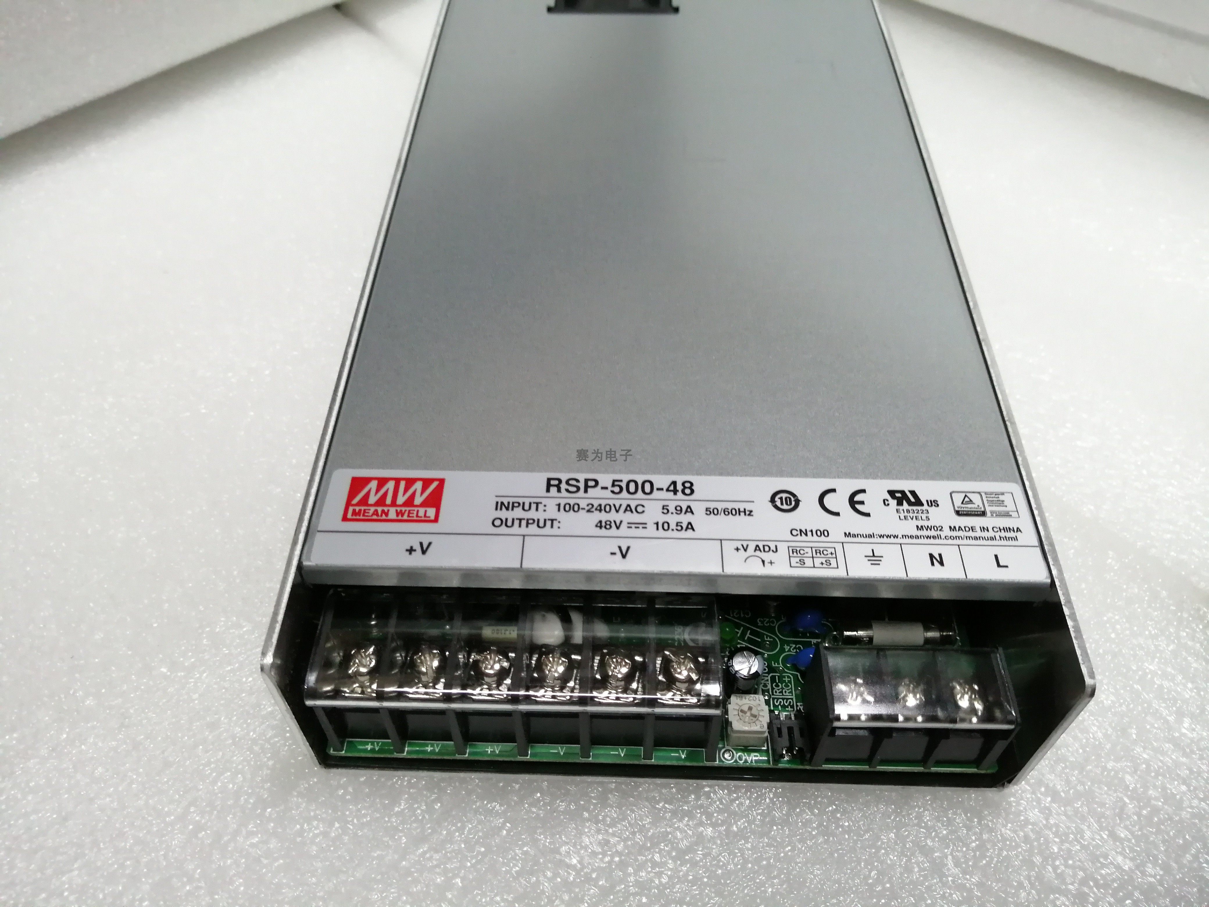 台湾明纬开关电源rsp50048超薄型48v500wrsp50024如假包退开关电源