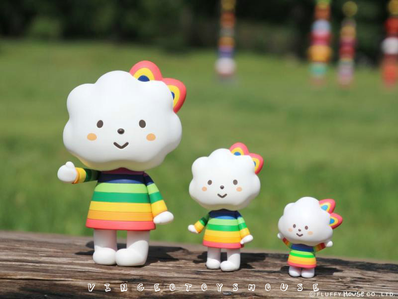 vingeo现货fluffyhouse大款彩虹妹妹生日礼物手办潮玩盲盒