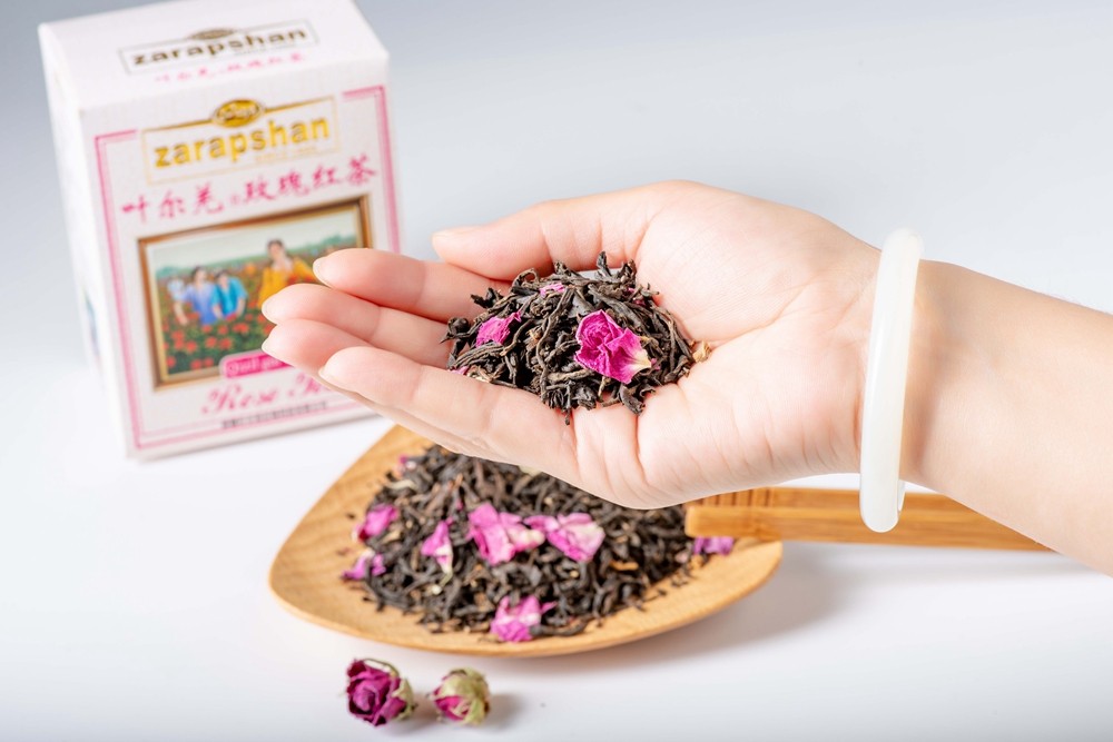 新疆叶尔羌玫瑰玫瑰花花茶工夫红茶无添加养生女士组合型花茶