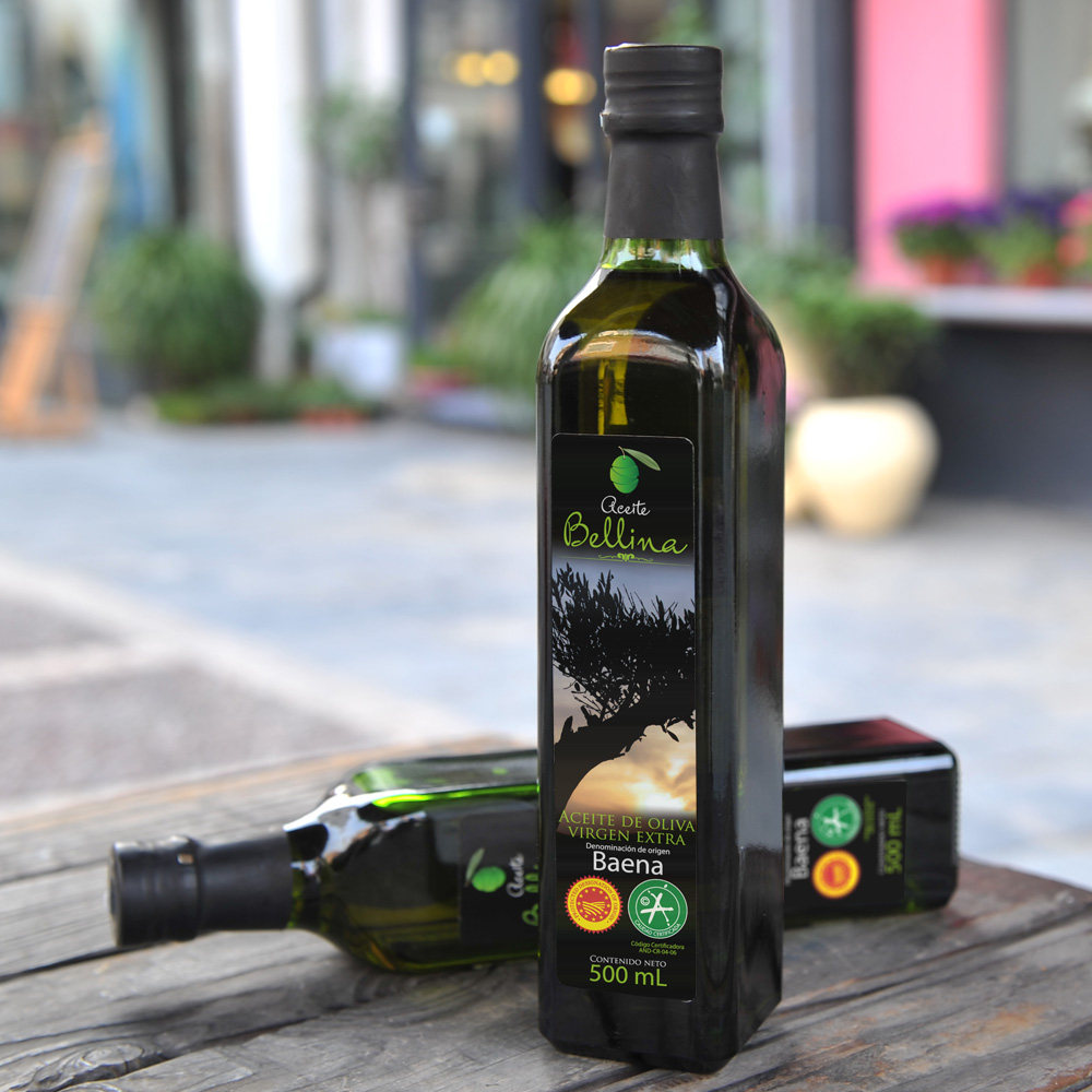 蓓琳娜西班牙原装进口特级初榨橄榄油500ml2轻食餐健身炒菜食用