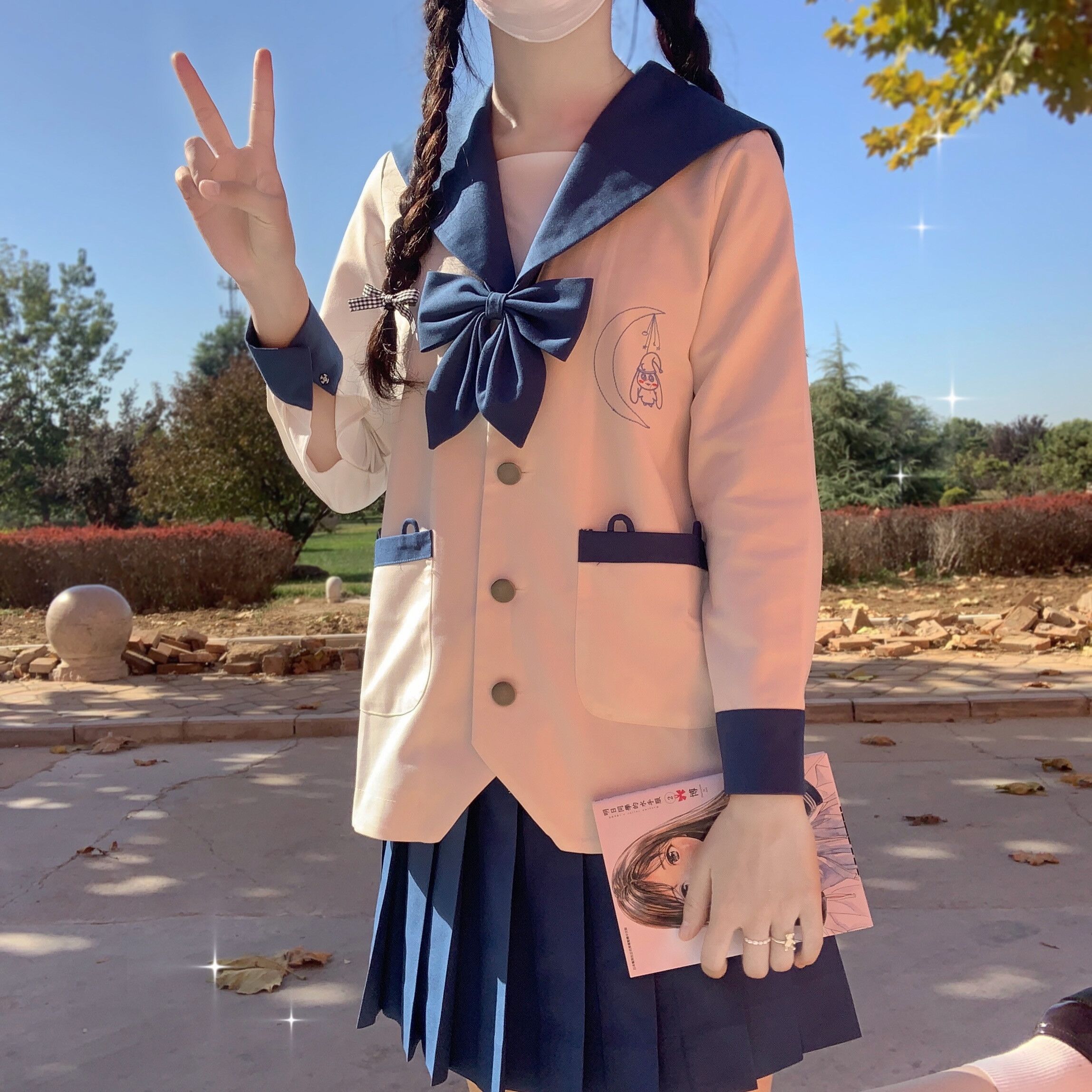 白衫一原创捕梦可爱软萌双子幼稚园jk制服裙女学生校服