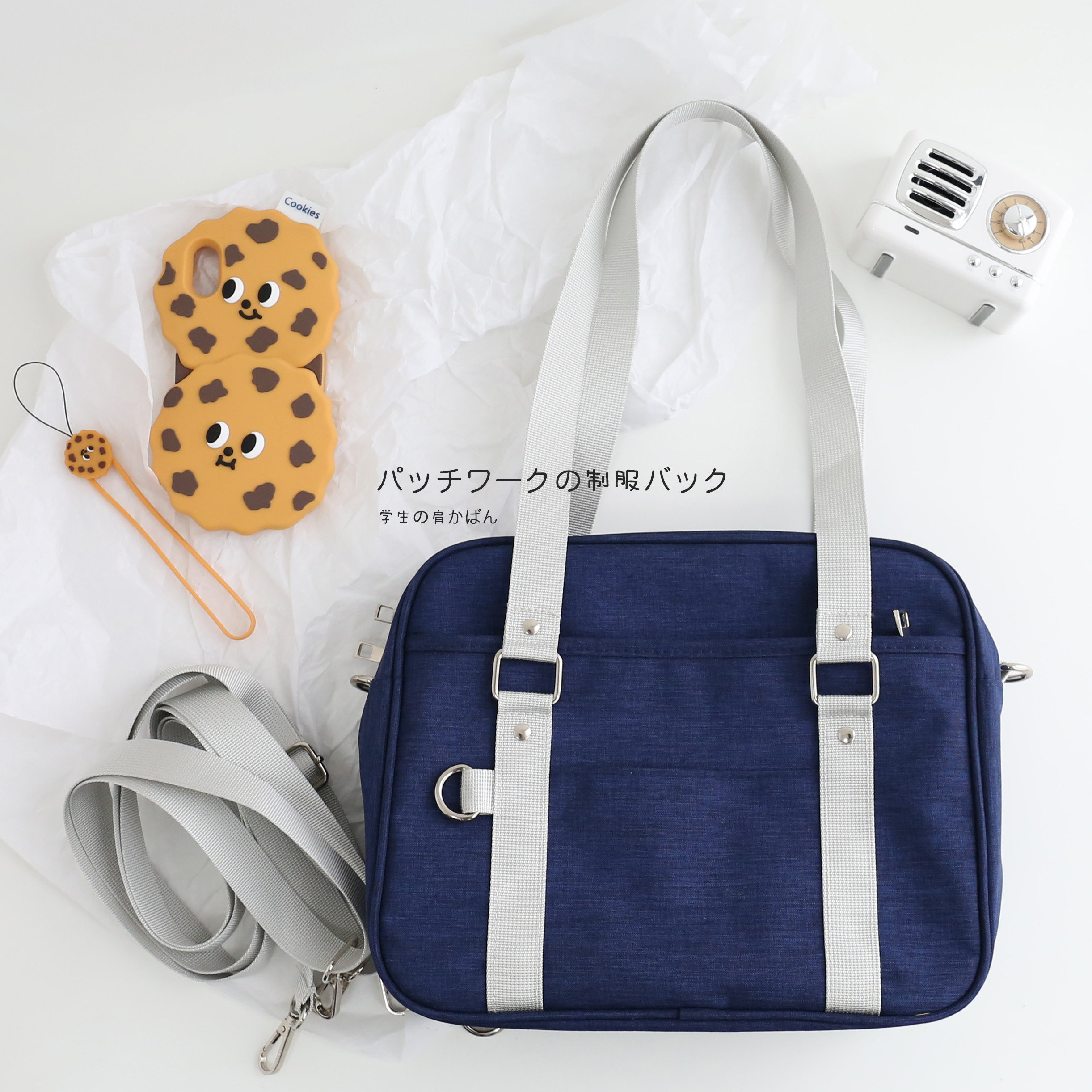 日本斜挎手提少女双肩单双肩二次元正统通勤学生通用款女包