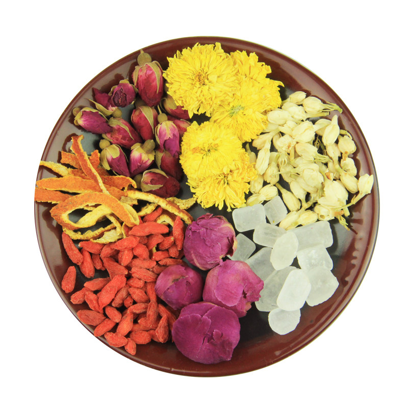 玫瑰组合花茶美容养颜茶女士调内分泌玫瑰花茶女性泡水喝的饮品茶