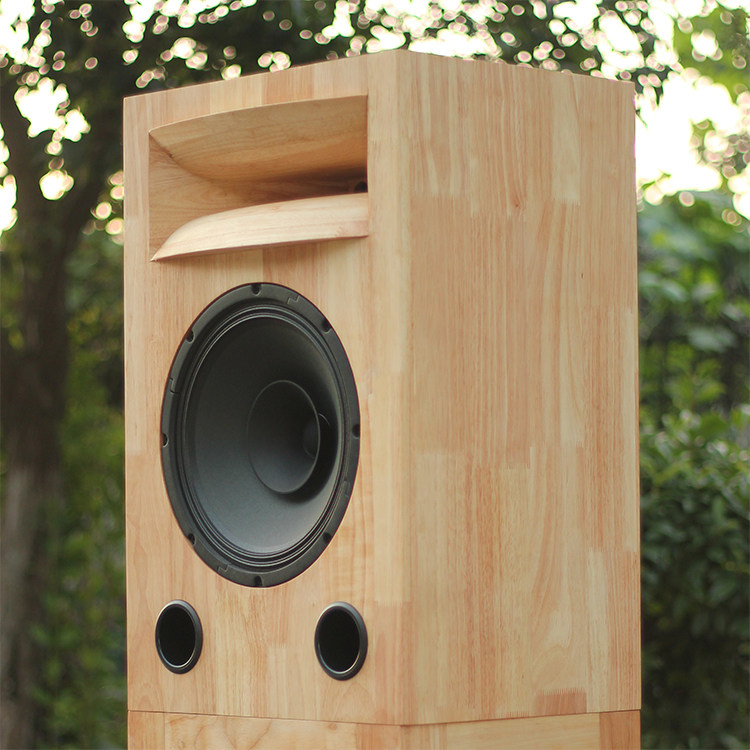 之语diy实木高音驱动头号号角空箱定制10寸hifi音箱