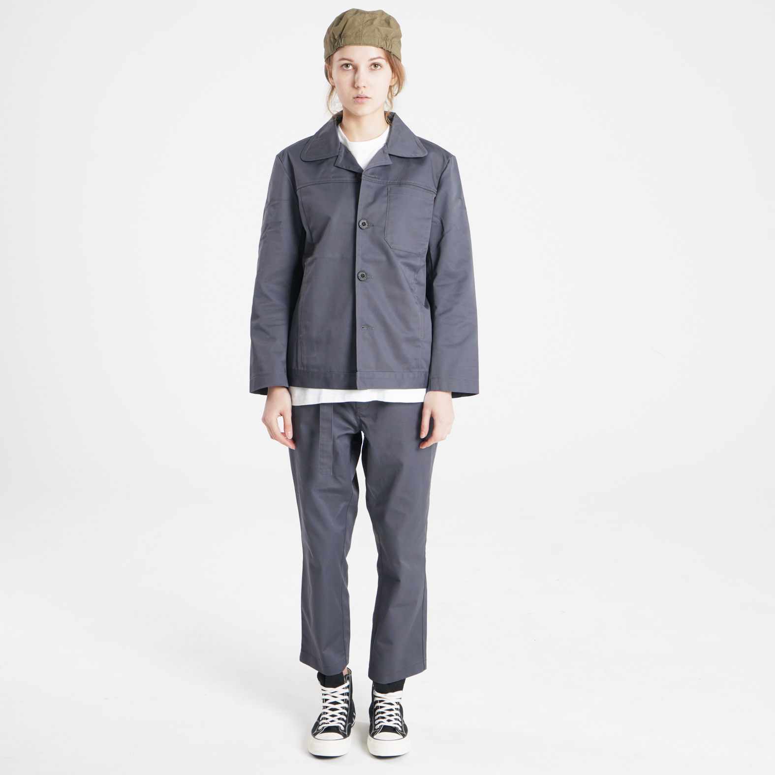 unionblueberlintrousers中国人剪裁柏林休闲chino休闲裤