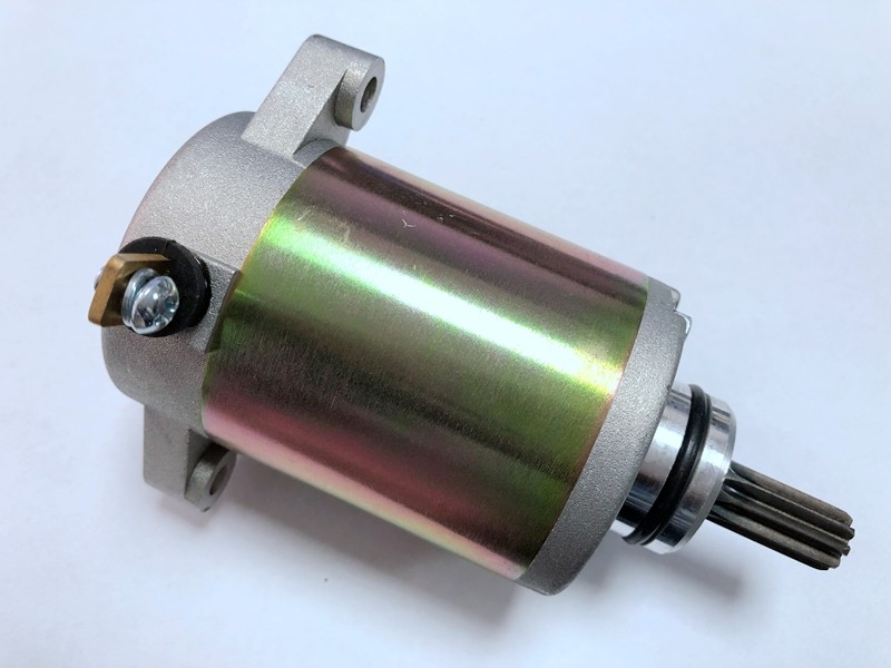 适用轻骑铃木摩托车配件骏驰gt125qs1255abce马达启动马达