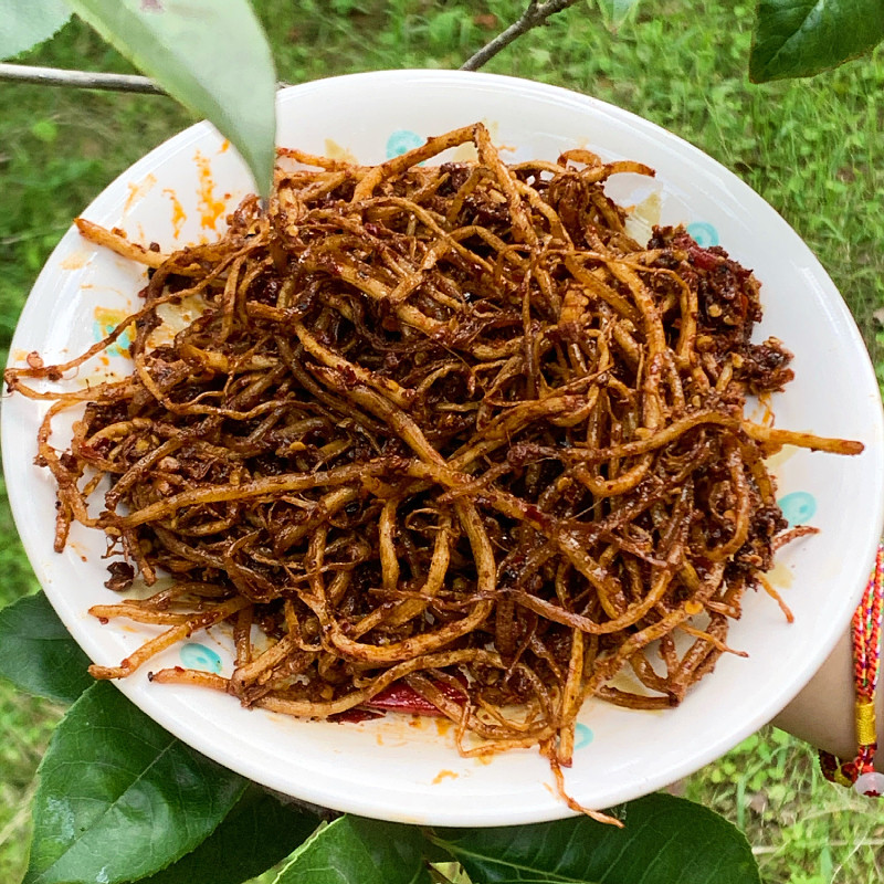 佤味牛皮菜根云南佤寨佤族自制变态辣苤爽口其它
