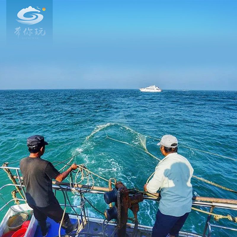 北海旅游涠洲岛出海捕鱼/海钓/钓鱼/乘船出海/游艇出海钓鱼艇租赁
