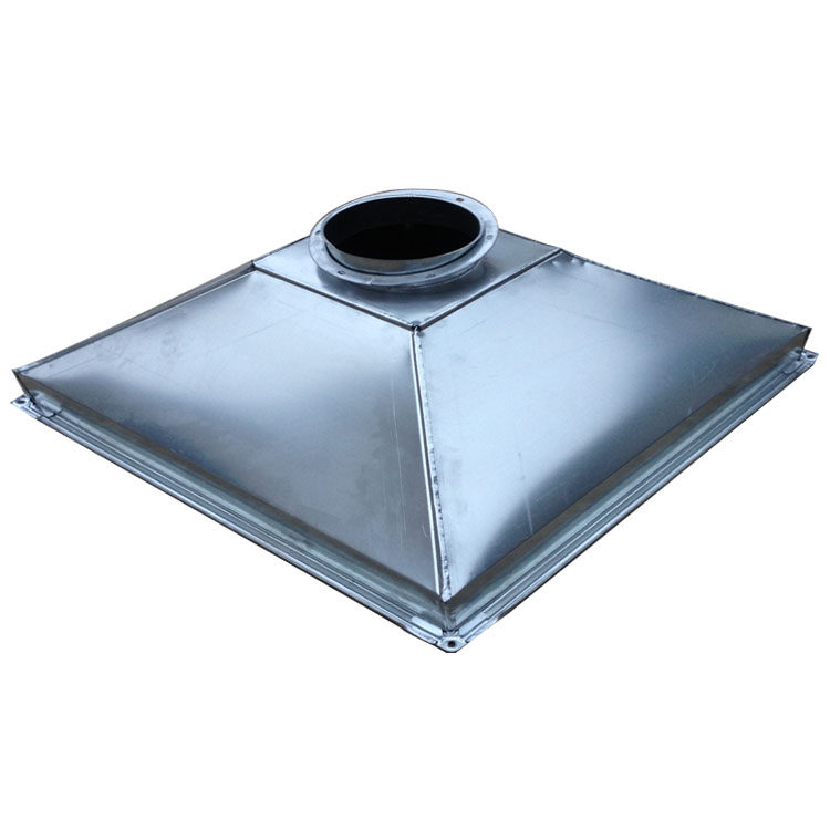 定制镀锌白铁皮吸风罩不锈钢聚气罩通风管道吸气口厨房通风集气罩