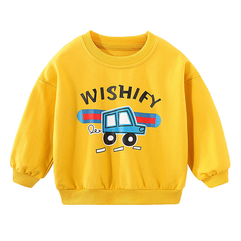 男童卡通卫衣春装2022新款宝宝童装儿童春秋卫衣