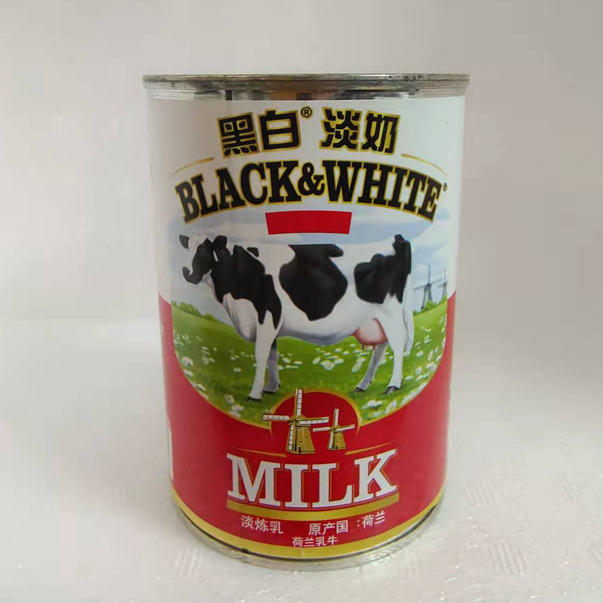 黑白淡奶广东省包邮荷兰进口全脂400克奶茶原料奶精炼乳