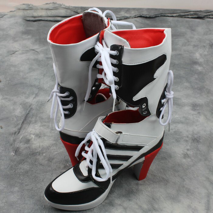 萌丝妮自杀小队小丑女harley quinn哈莉奎茵奎因cosplay鞋子