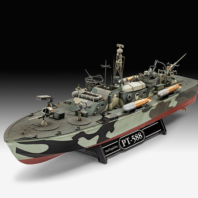 3g模型revell利华05165pt-588pt-579巡逻鱼雷艇舰艇