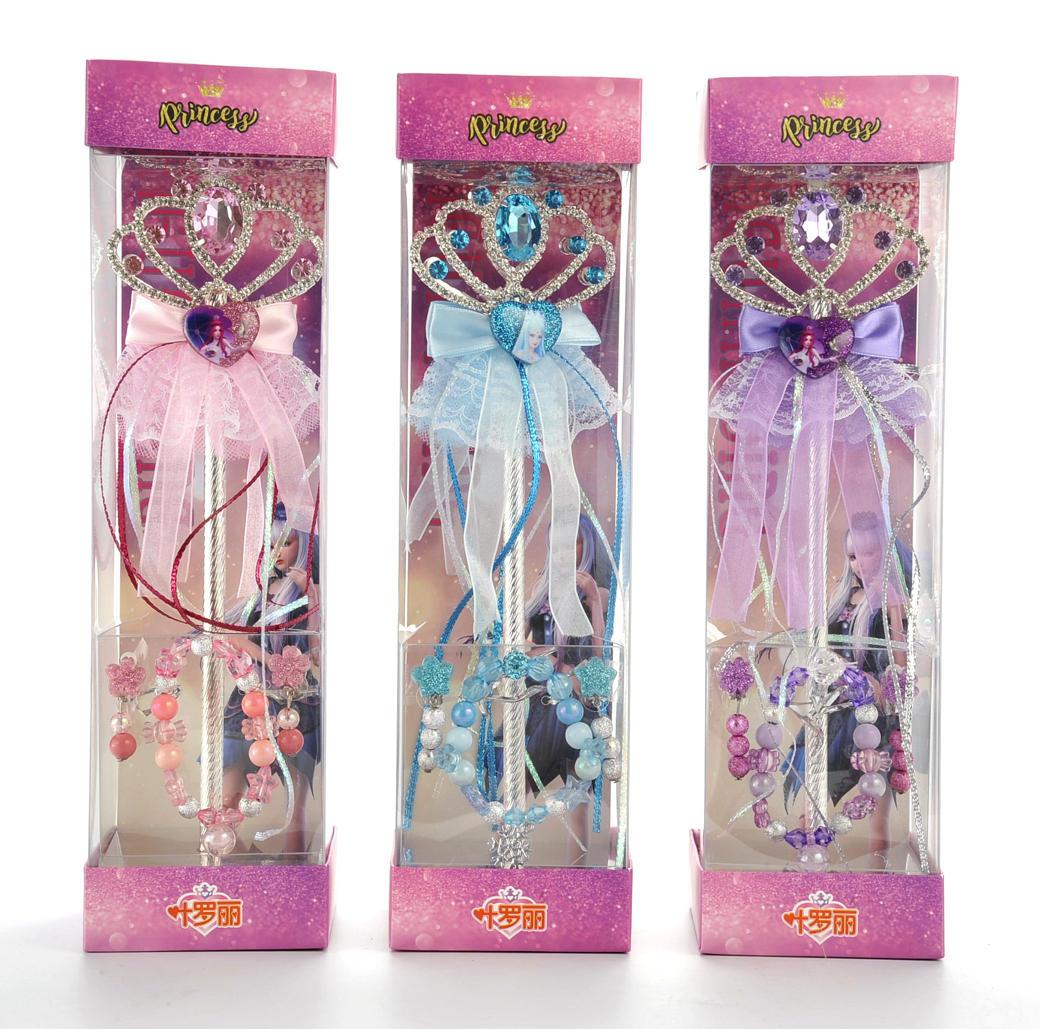 叶罗丽精灵魔法发饰项链首饰儿童件套发饰