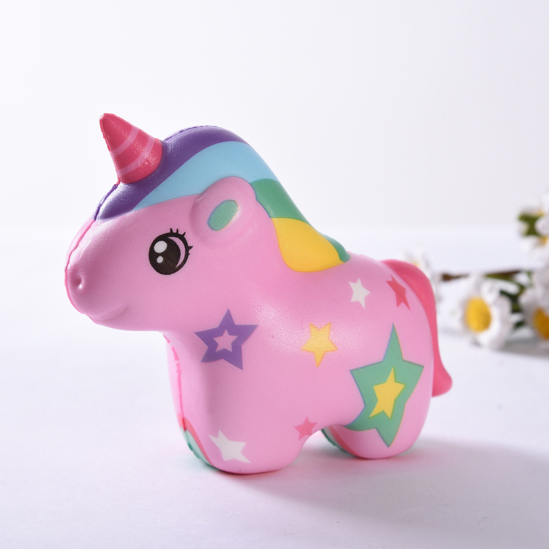 捏捏乐琳新品squishy回弹小马pu独角兽仿真动物仿真