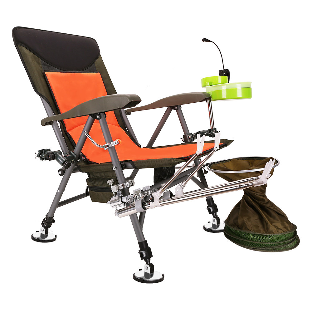 全地形野钓椅2019新款欧式折叠钓鱼椅子多功能便携钓鱼凳可躺座椅