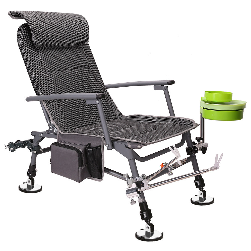 钓鱼地形野钓2020新款欧式折叠椅子多功能便携钓鱼椅凳