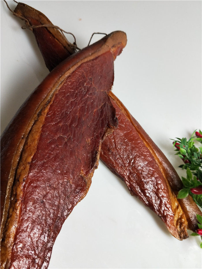 腊肉湖南土特产柴火烟熏土猪腌肉后腿瘦肉偏瘦腌肉