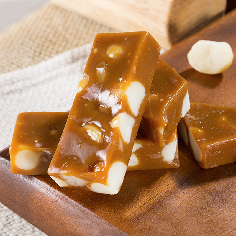 台湾特产陈允宝泉特浓寒天夏威夷牛奶软糖牛轧糖传统糖果