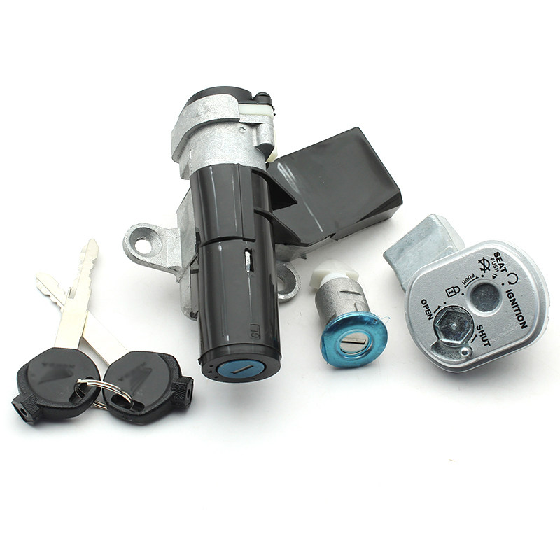 喜悦小公主踏板摩托车wh100t-f套锁电门门锁车锁scr-100摩托车车锁