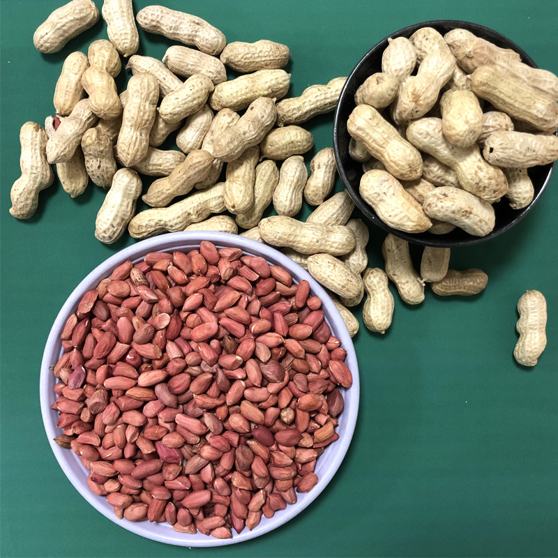 四粒红小粒红皮瘪花生米养胃零食新鲜农家小秕花生仁散装 1斤包邮