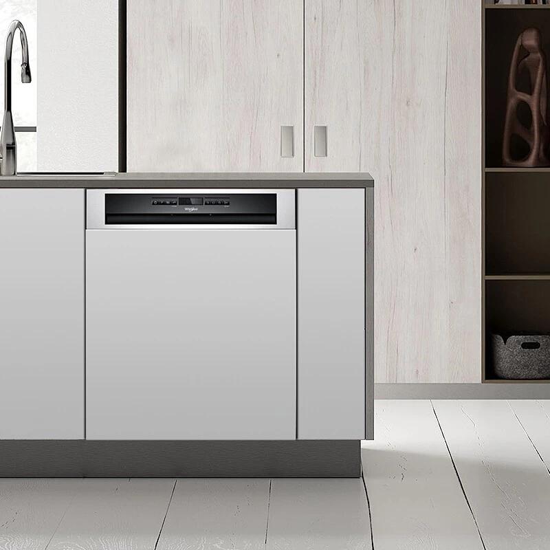 whirlpool惠而浦洗碗机家用小型全自动嵌入式14套进口wbo3o33dlxc