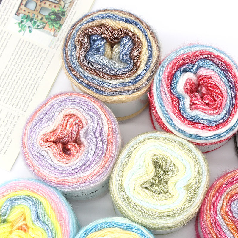 蛋糕编织手工线团粗毛钩针包钩针线羊材料diy毛线