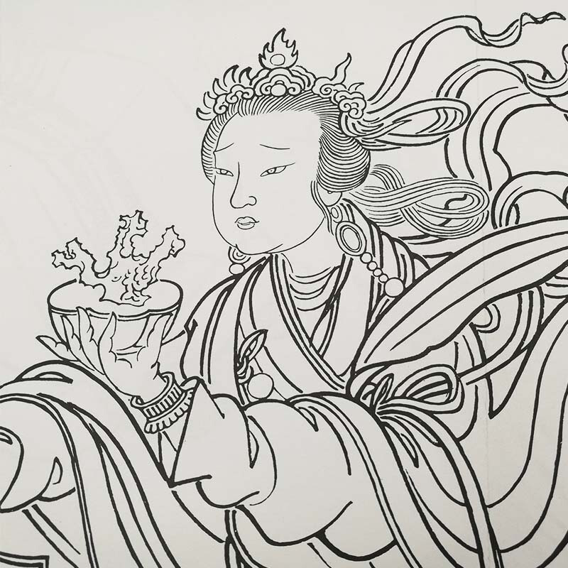 教学临摹技法美术天津人天津国画笔画线描教材绘画新