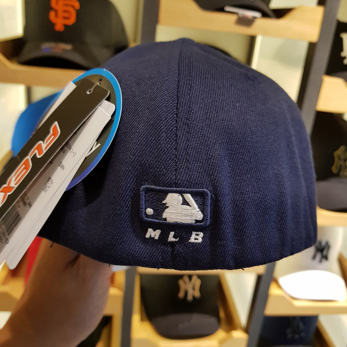 mlb棒球帽帽子春夏正品ny洋基深蓝封口休闲帽鸭舌遮阳时尚cp16