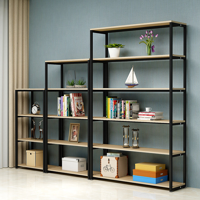 客厅多层架办公室落地置物架子货架书架收纳架金属储物架阳台定制