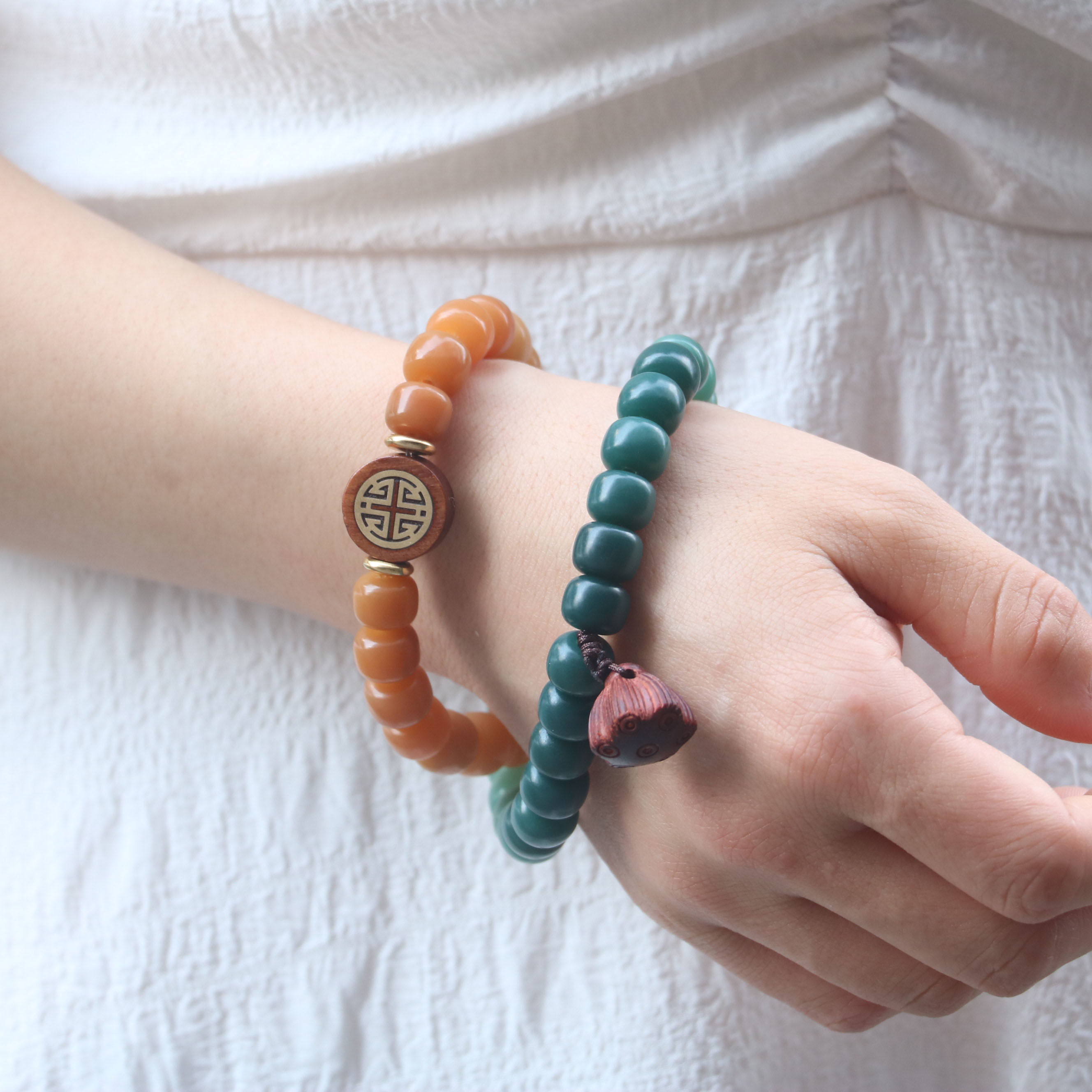 菩提一念禅艺原创彩虹天堂渐变变色女款手链手链