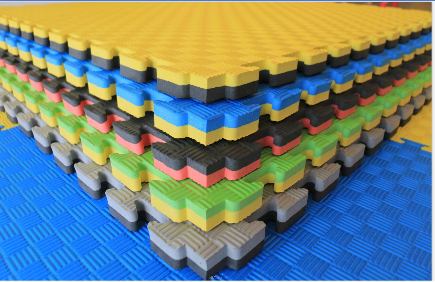 武馆1米x1米加大号树叶纹防摔地垫加厚100x100泡沫垫拼接双面防滑